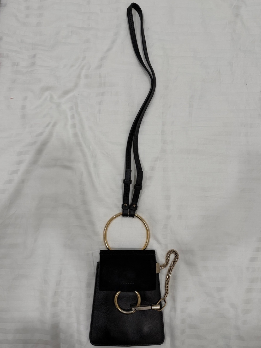 Chloe Black Crossbody Pouch